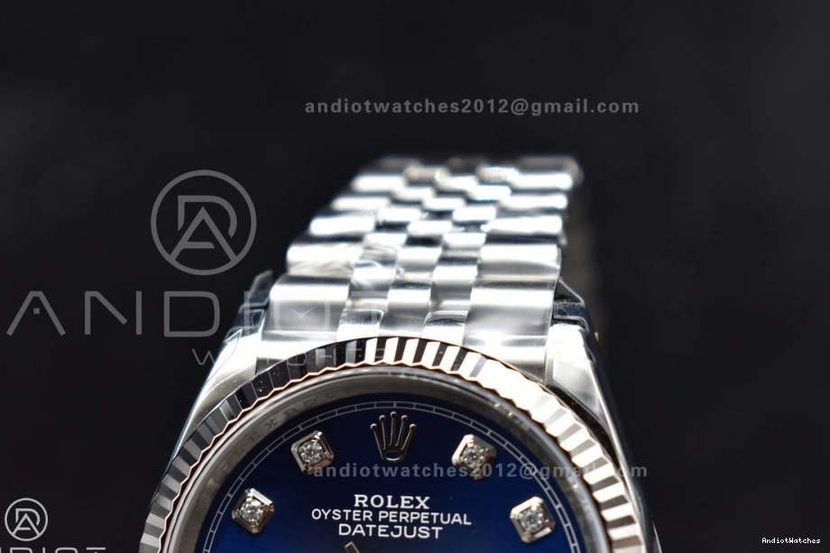 DateJust Blue Edition Jubilee On SmartChoice Bracelet VS 400 Diamond 904L VSF 36 Best SS Steel Dial 1:1 126234 0426